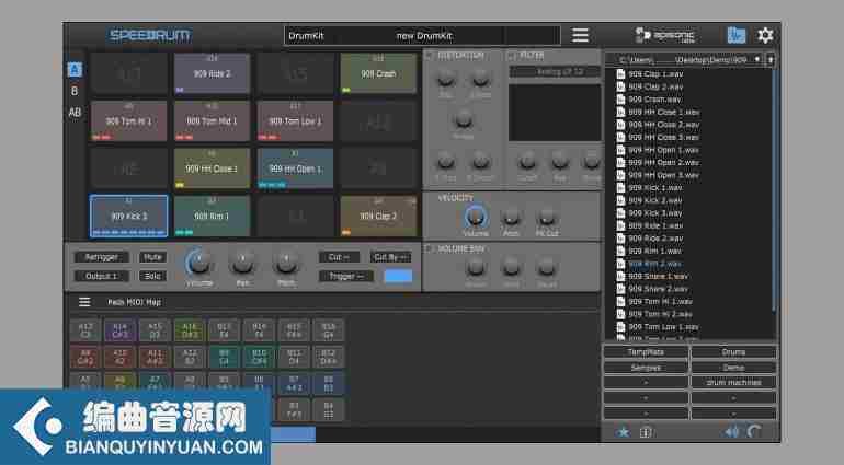 打击乐采样器插件 – Apisonic Labs Speedrum v1.3.0 Win/macOS/Linux