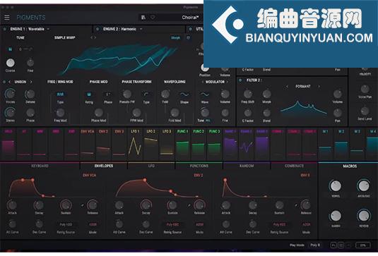 混合电子合成器 Arturia Pigments 5 v5.0.2