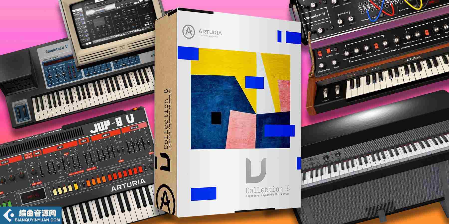 电子合成器音源套装 Arturia Synth V-Collection v2024.5 CE Win