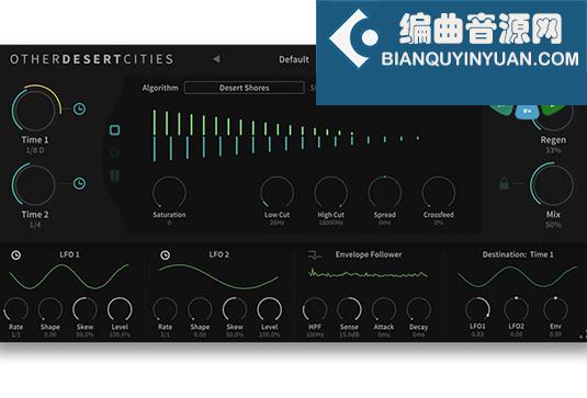 延迟效果器 Audio Damage AD054 Other Desert Cities v1.0.11