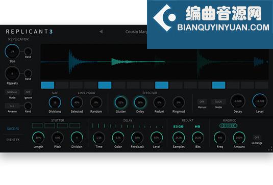 切片缓冲效果插件 Audio Damage AD056 Replicant 3 v3.0.9 Win-Mac-Linux