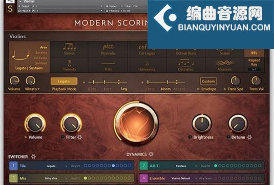 摩登连奏弦乐扩展 AudioBro Modern Scoring Strings Expanded Legato