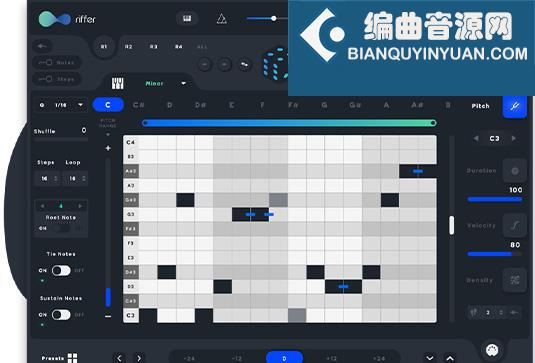 即兴演奏乐句生成插件 Audiomodern Riffer v3.1.2