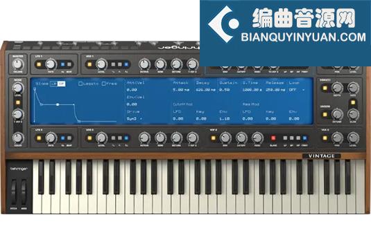 模拟建模合成器 Behringer Vintage v1.0.1.128 R2R Win
