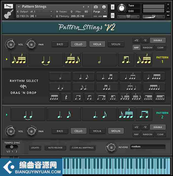 动态节奏弦乐 – Ben Osterhouse Pattern Strings v2.2 KONTAKT