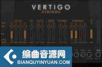 Cinematique Instruments Vertigo Strings Content for HALion