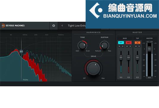 低频增强器 Devious Machines Bass Focus v1.0.4 TC Win