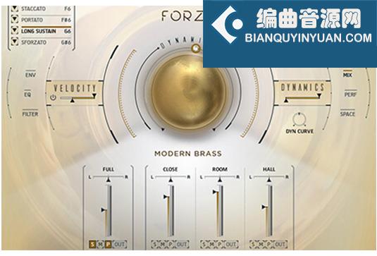 现代铜管乐音源 Heavyocity FORZO Modern Brass