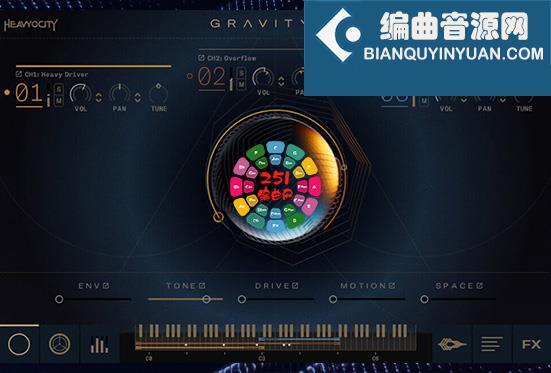 影视节奏氛围音色库 Heavyocity Gravity 2