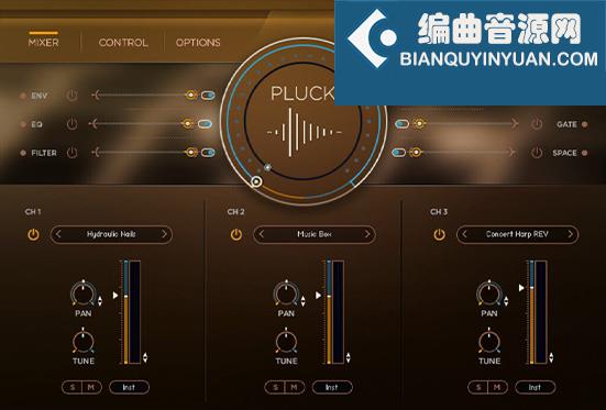 电影配乐合成器 Heavyocity Mosaic Pluck