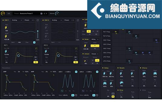 波表合成器插件 Hexachords Orb Synth v1.0.4