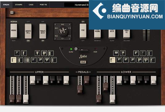 虚拟风琴音源插件 IK Multimedia Hammond B-3X v1.3.4