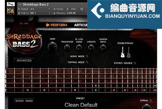 杀手6弦电贝司 Impact Soundworks Shreddage Bass 2