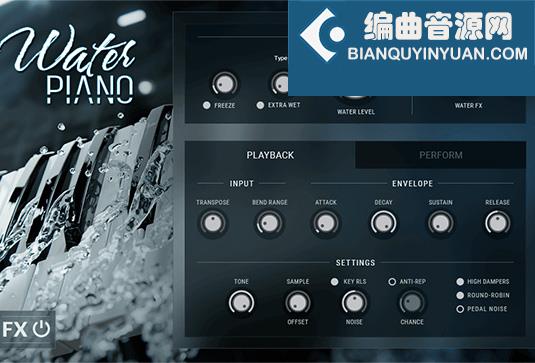 电影氛围钢琴 Impact Soundworks Water Piano Kontakt