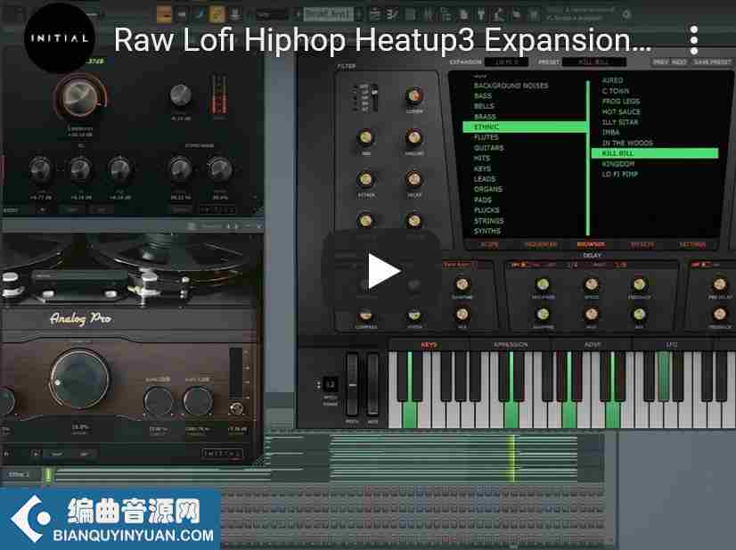 Initial Audio Raw Lofi Hiphop Heat Up 3 Expansion MAC / WIN