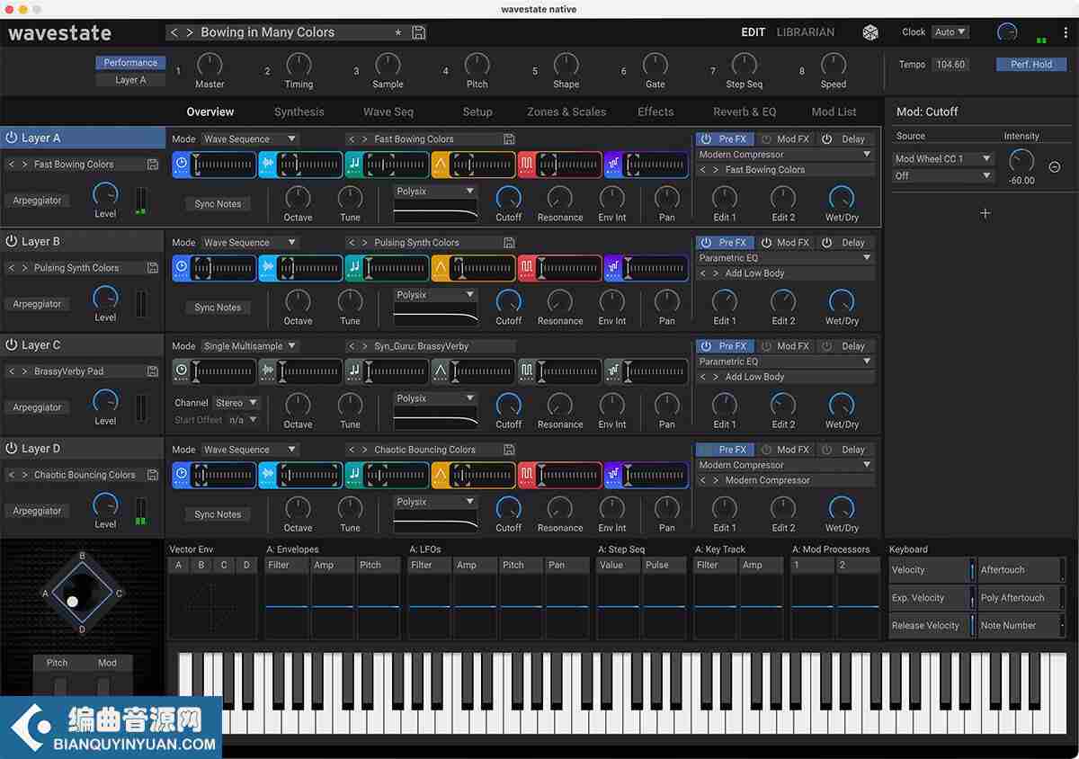 合成器 – KORG Wavestate Native v1.0.3 WIN MAC