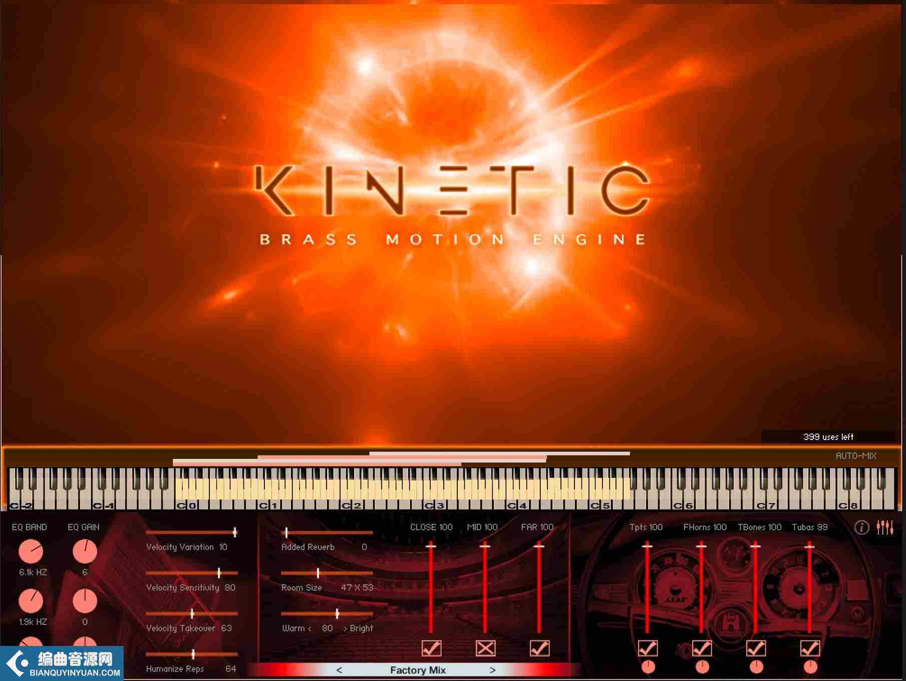 铜管运动引擎 – Kirk Hunter Studios Kinetic: Brass Motion Engine KONTAKT