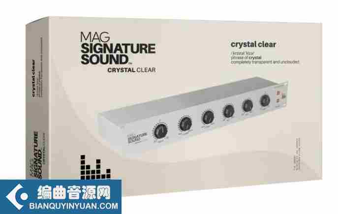 动态增强器 – MAG Signature Sound Crystal Clear v1.0.0 VST VST3 x64 WiN