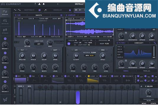 多引擎电子合成器 Minimal Audio Current v1.1.3 Mac
