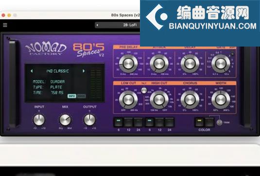 空间混响效果器 Nomad Factory 80s Spaces v2.4.0 R2R Win
