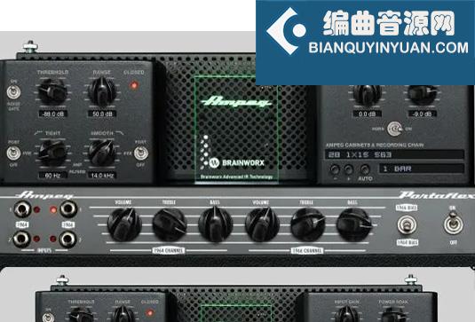 电贝司放大器套装 Plugin Alliance Ampeg Bundle 2024.5 TCD Win（B-15N SVT-3Pro SVT-VR Classic SVT-VR V-4B）