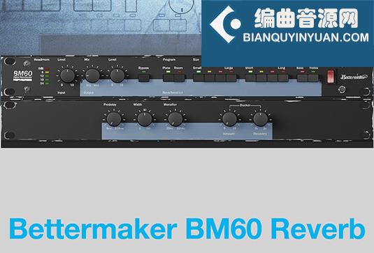标志性数字混响效果 Plugin Alliance Bettermaker BM60 v1.0.0