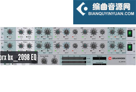 经典英式均衡器 Plugin Alliance Brainworx bx_2098 EQ v1.8.1 MacOS-MORiA