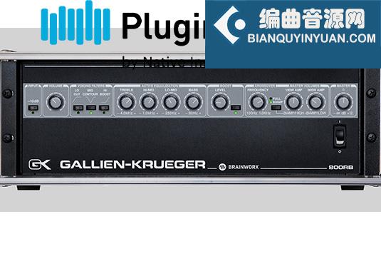 双功放贝斯放大器 Plugin Alliance Gallien Krueger 800RB v1.3.1 TCD Win