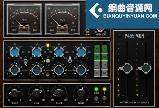 均衡效果器 Pulsar Modular P455 MDN Sidecar v1.5.1