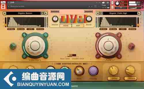 现代模块化混合合成器 – Sound Yeti DV8 Modern Modular Hybrid Synth KONTAKT