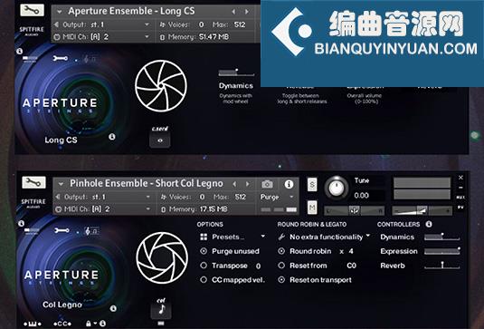 光圈弦乐音色 Spitfire Audio Aperture Strings