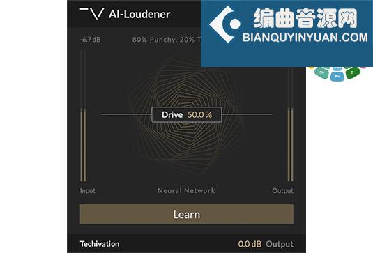 人工智能音频增强插件 Techivation AI Loudener v1.0.2 BUBBiX Win