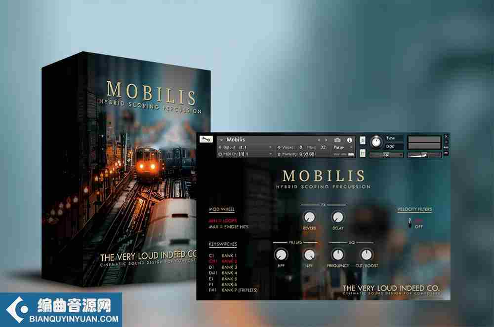 影视打击乐 – The Very Loud Indeed Co MOBILIS Hybrid Scoring Percussion KONTAKT-FANTASTiC