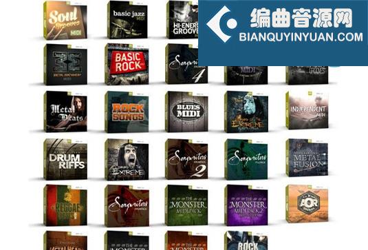 250+虚拟鼓手MIDI节奏模版合集 Toontrack Drums MIDI Pack Bundle v2024.5