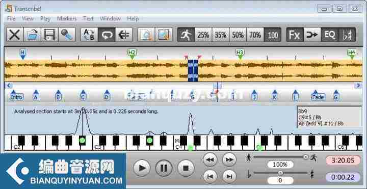 进阶扒谱神器 – Transcribe 9.21 WIN