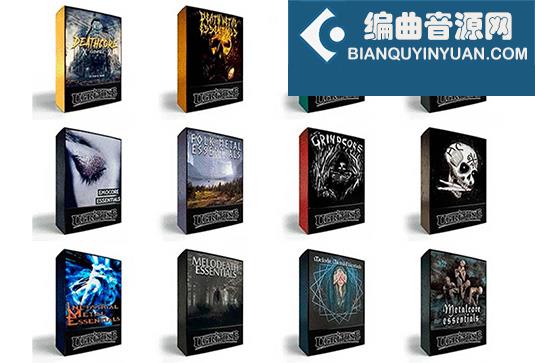 摇滚架子鼓MiDi文件22套合集 Ugritone Almighty Midi Pack MiDi Bundle