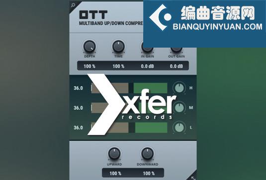 免费的多段压缩器插件 Xfer Records OTT v1.34 Win Mac