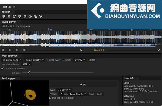 视频音频卡点插件 mamoworld BeatEdit Bundle v2.2 CE Win