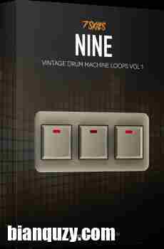 7 Skies Standalone Music Nine Vintage Drum Machine Loops Vol 1 WAV MIDI ABLETON