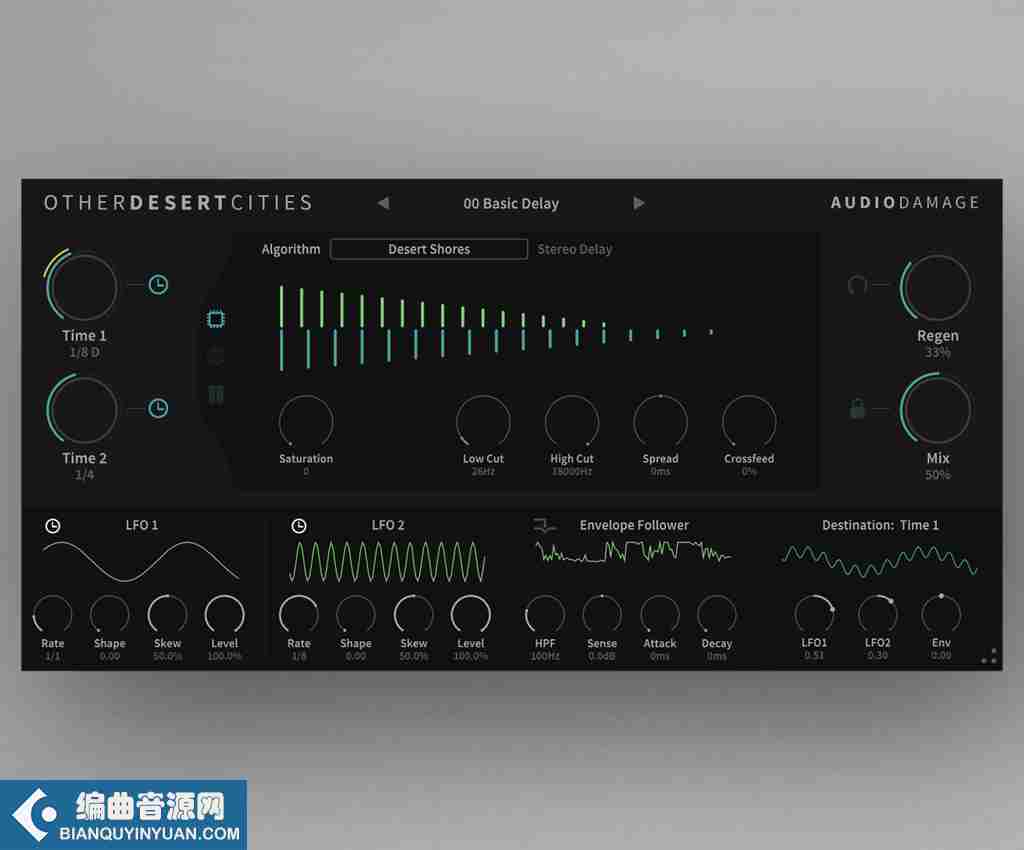 延迟效果器 – Audio Damage AD054 Other Desert Cities v1.0.9 WiN MAC LiNUX RETAiL