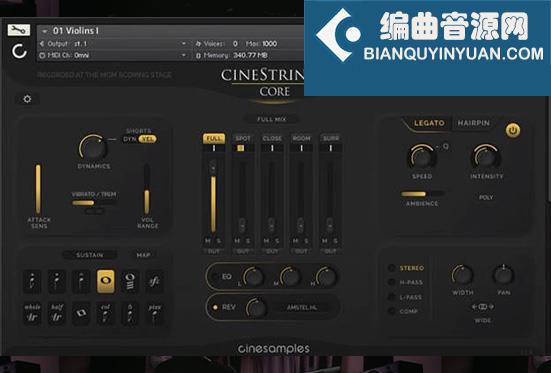 影视弦乐 Cinesamples CineStrings Core v2.0