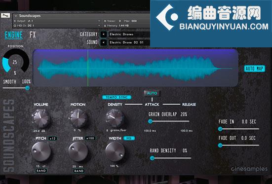 粒子合成器音色 Cinesamples Soundscapes