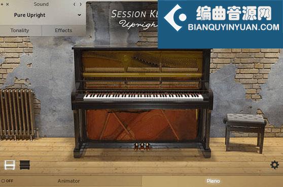 现代立式自动伴奏钢琴 e-instruments Session Keys Upright