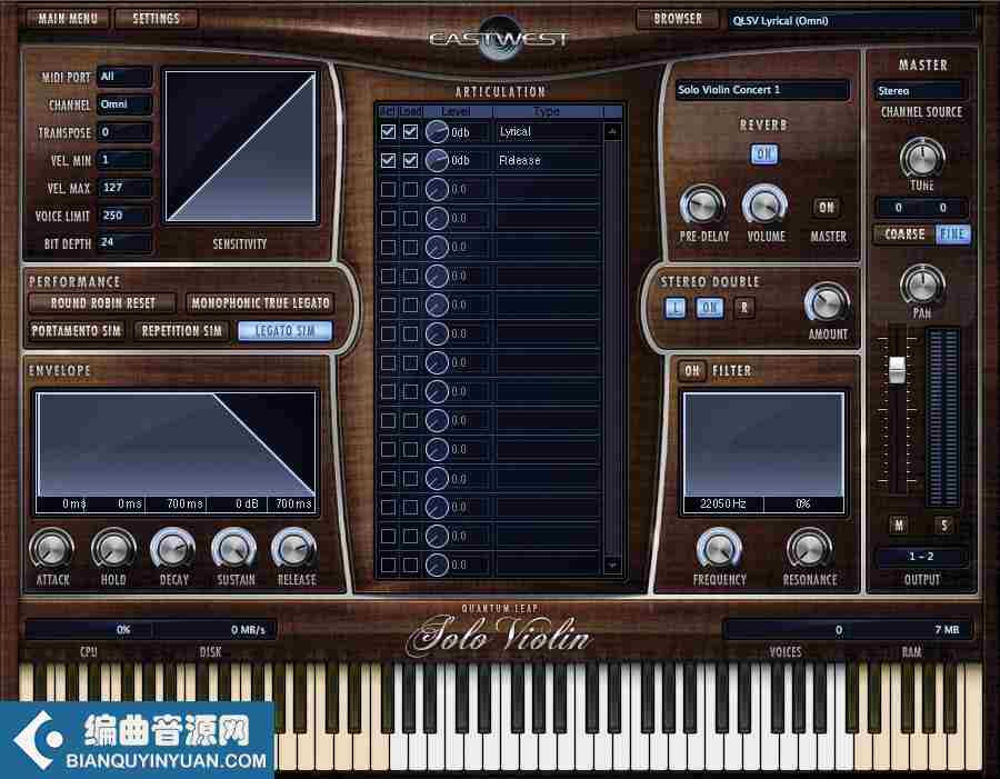 独奏小提琴 – East West Solo Violin v1.0.2-R2R