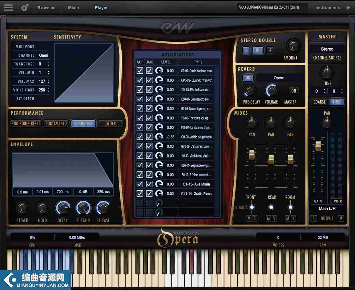 歌剧之声 – East West Voices Of Opera v1.0.11-DECiBEL WiN