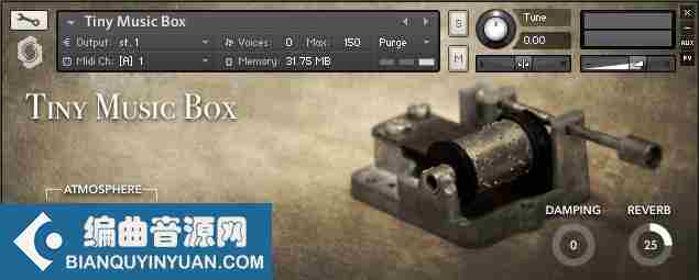 黑暗恐怖的八音盒 – Fracture Sounds Tiny Music Box KONTAKT