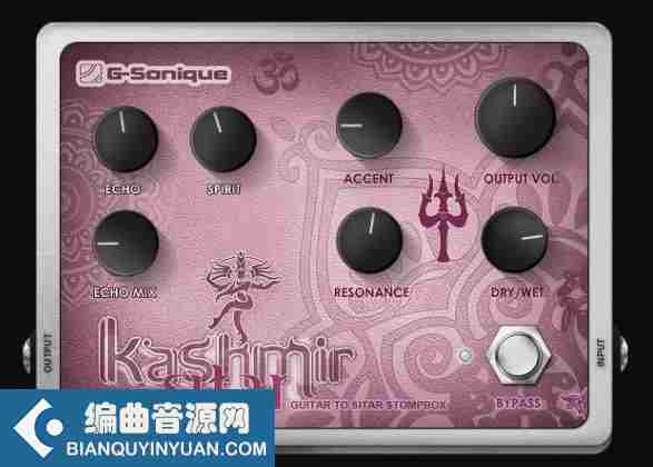 模拟锡塔琴插件 – G-Sonique Kashmir Sitar 1.0.0 WiN