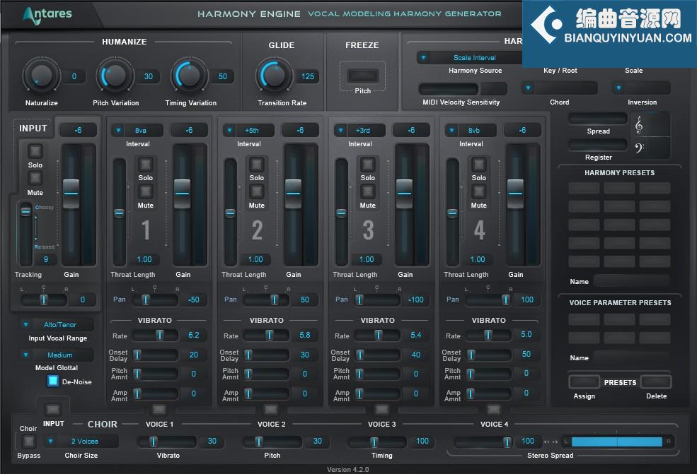 Antares Harmony Engine 人声和声效果器 Win Mac
