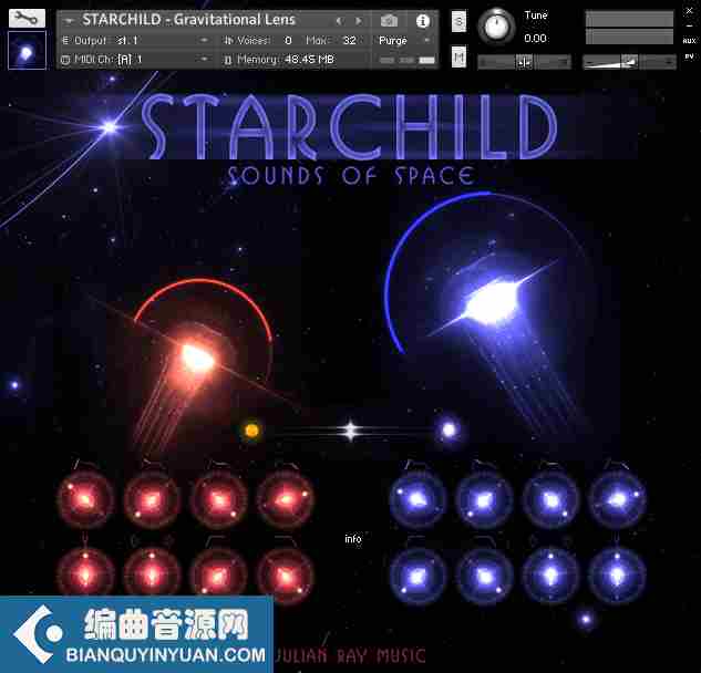 宇宙之声 – Julian Ray – Starchild 1.0 for Kontakt