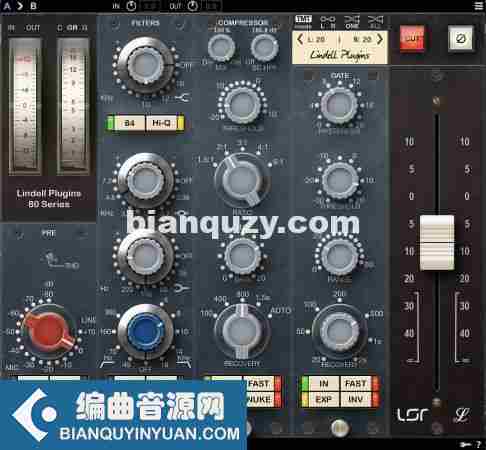 仿真控制台通道条 – Lindell Audio 80 Series v1.0.3 WIN MAC